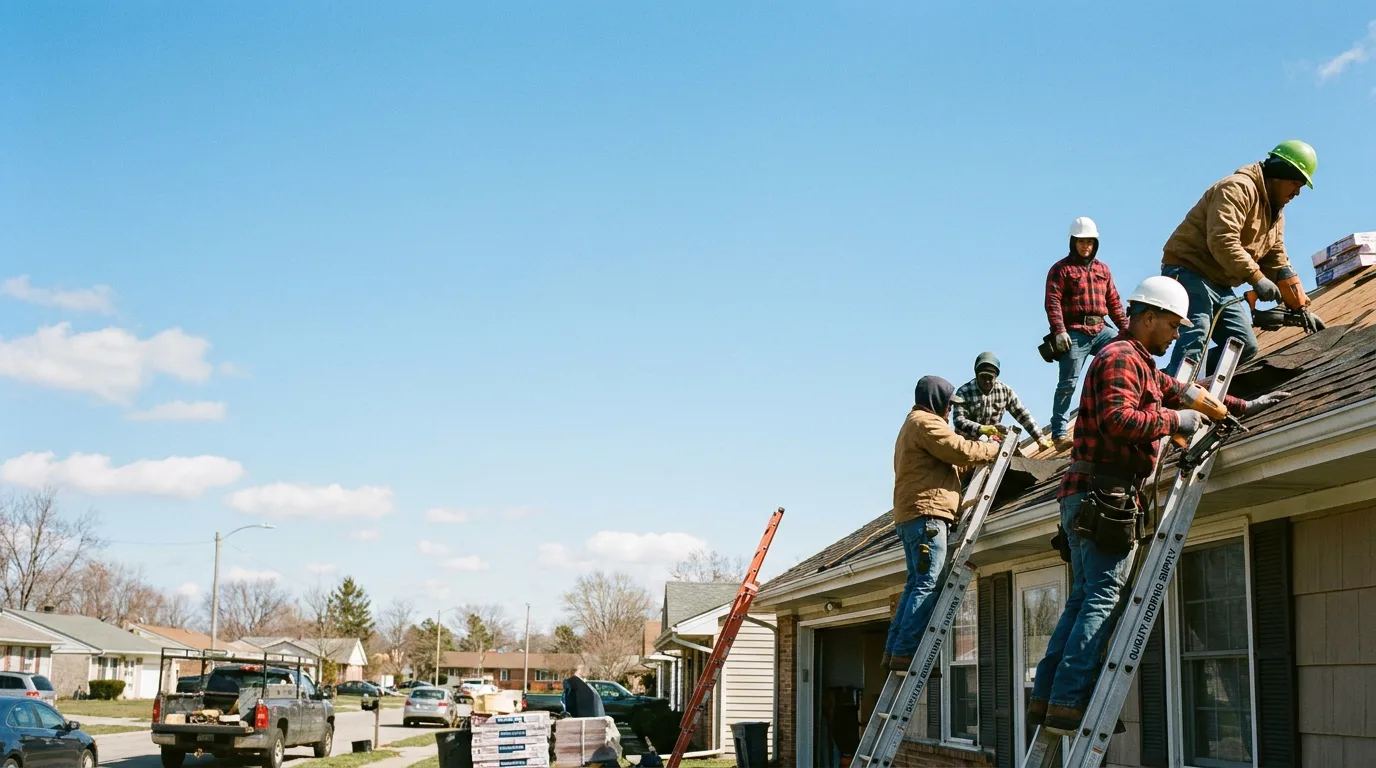 Roofing in Green Bay, VA near me